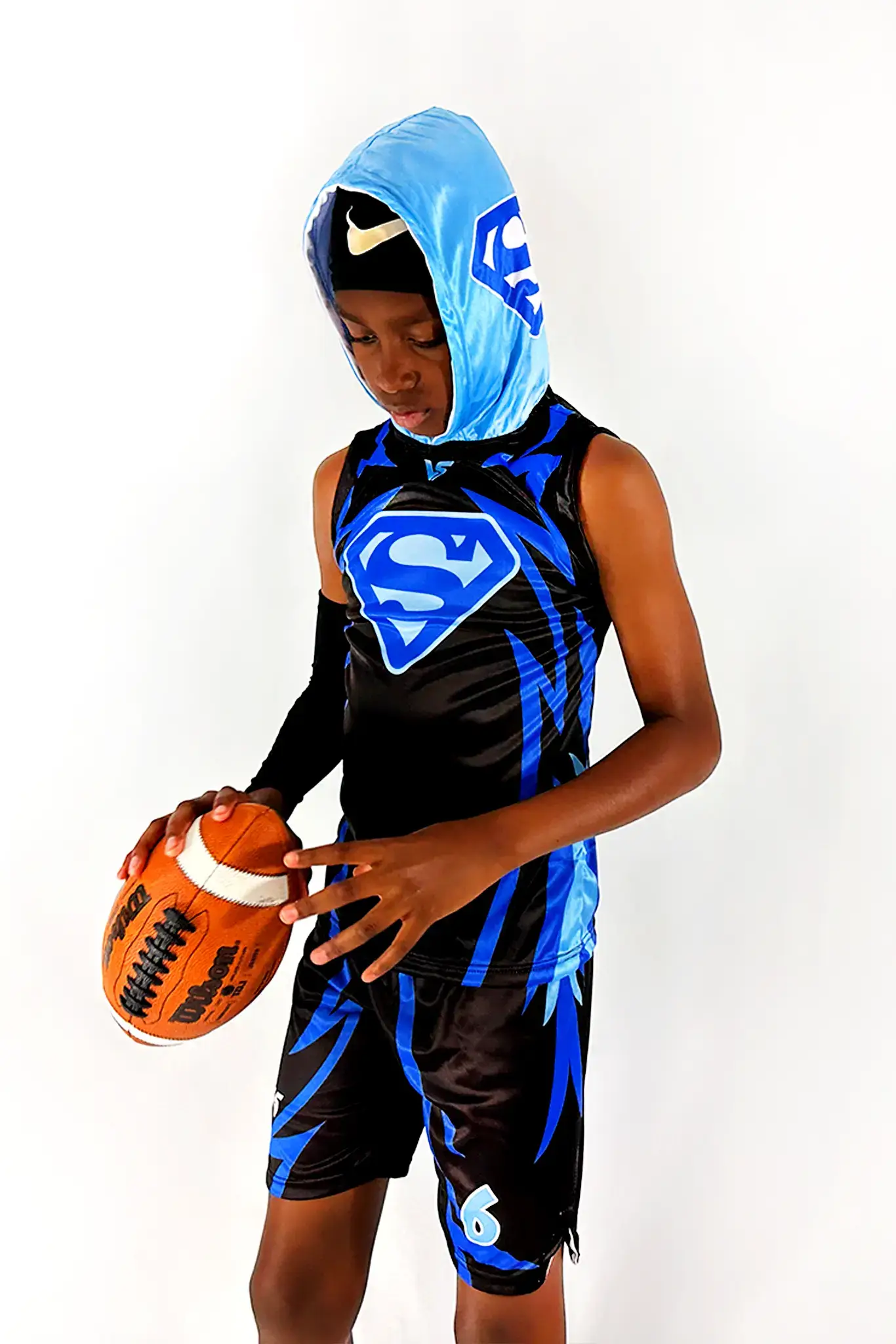 Superman 7v7 Football Uniform