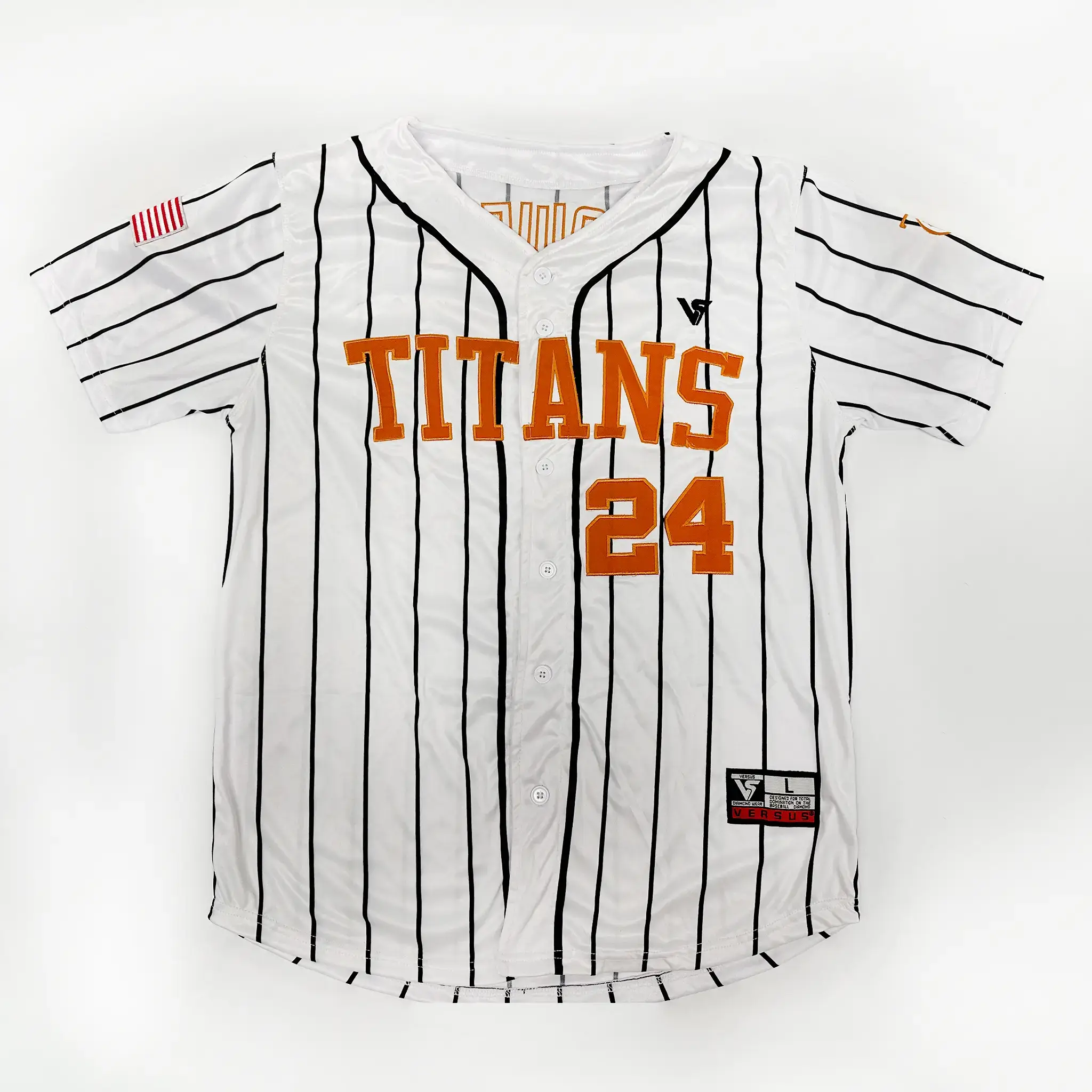 White Titans Baseball Jersey