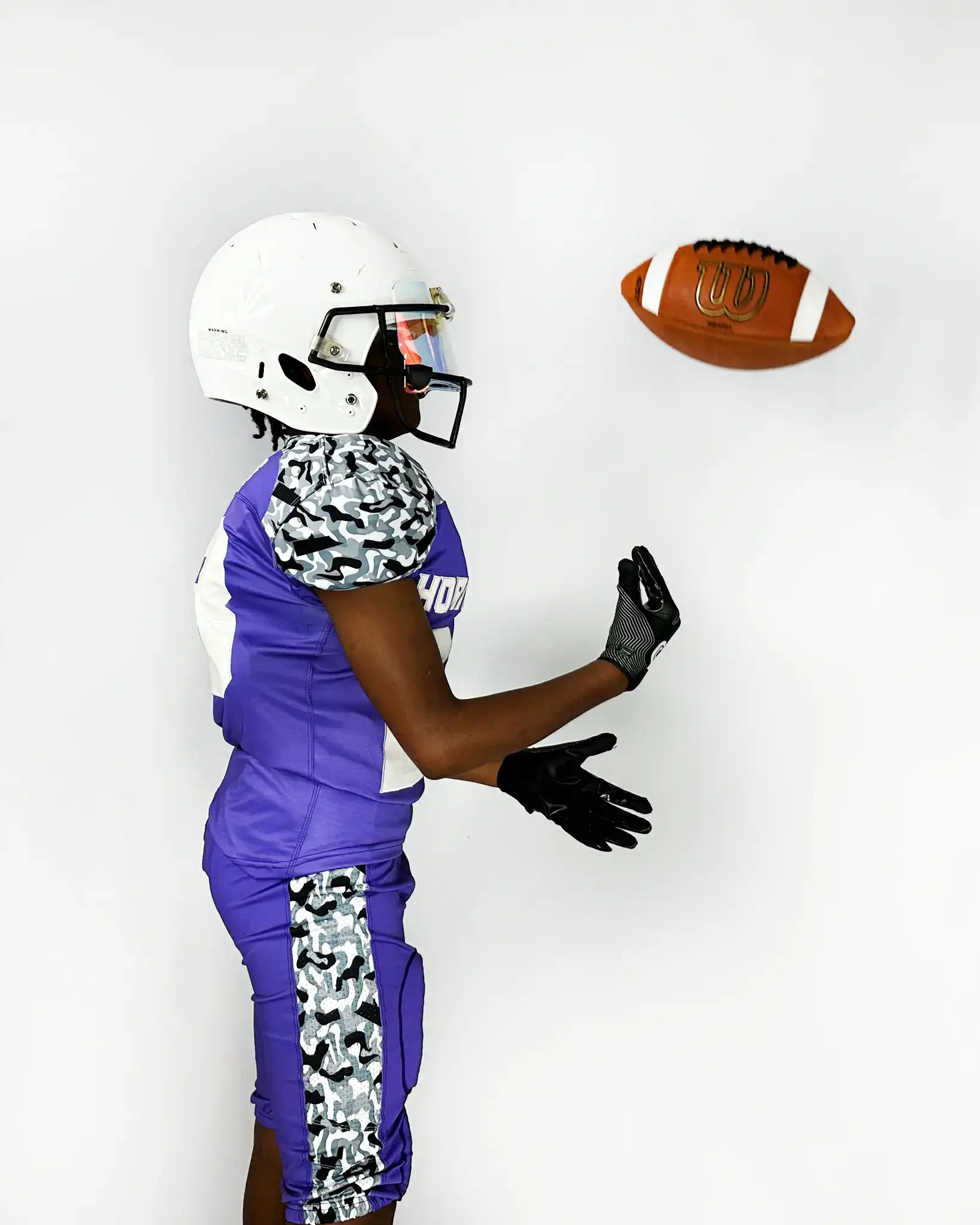 Purple Horned Frogs Football Uniform